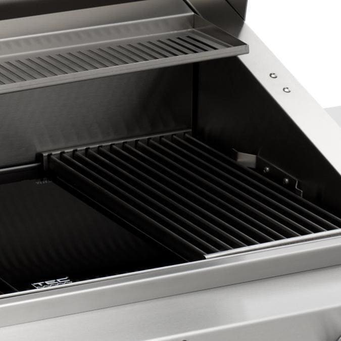 TEC Patio FR 26-Inch Infrared Propane Gas Grill On Stainless Pedestal - PFR1LPPEDS