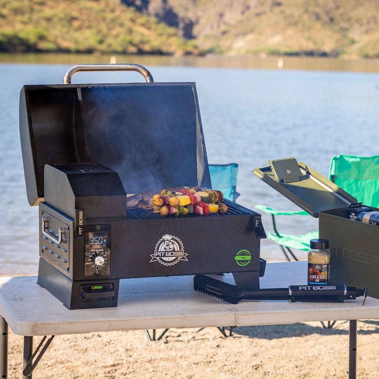 Pit Boss Table Top Pellet Grill - Battery Powered - 10798 - Image 5