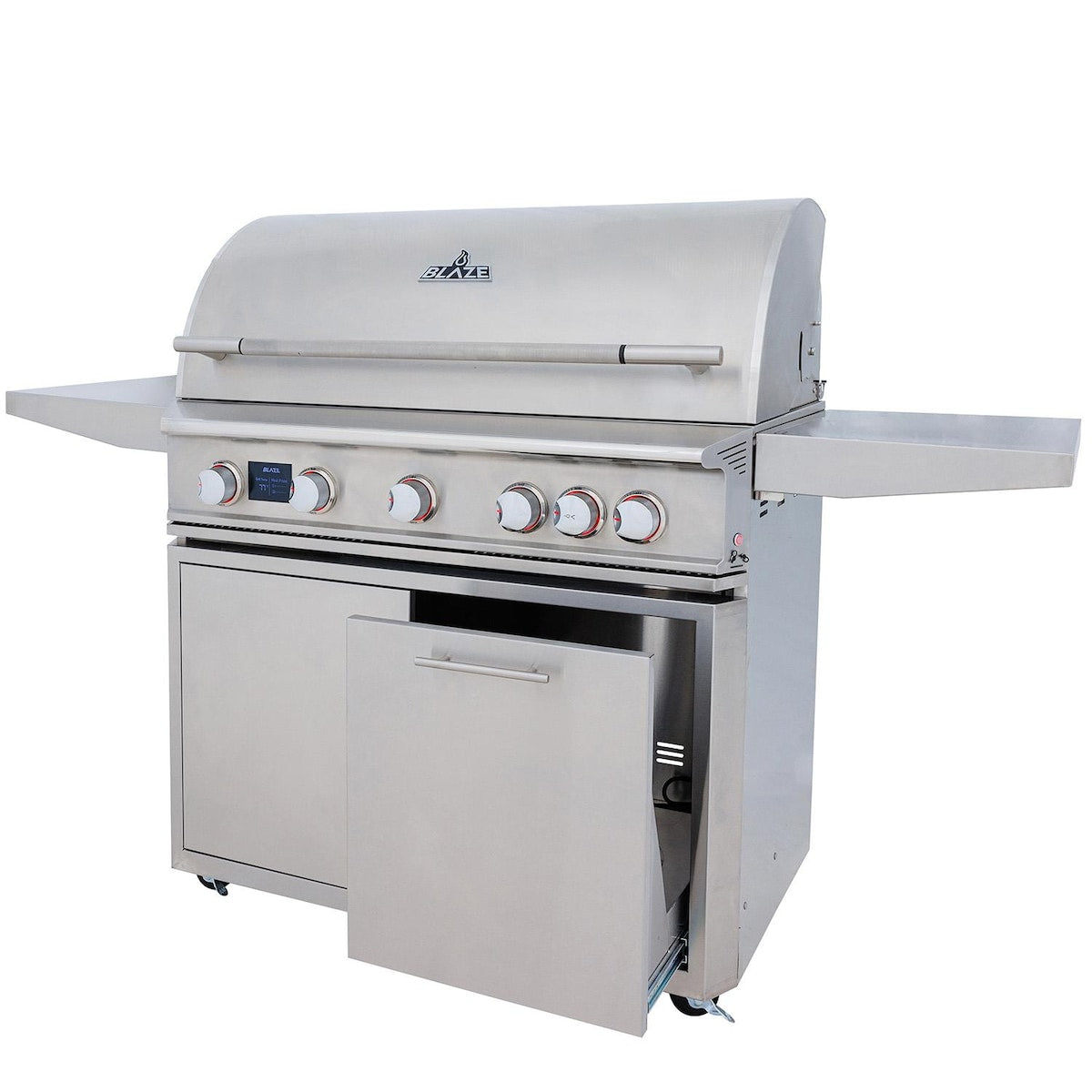 Blaze LTE PRO 40-Inch 5-Burner Natural Gas Grill w/ Digital Temperature Screen & Rear Infrared Burner - Image 15