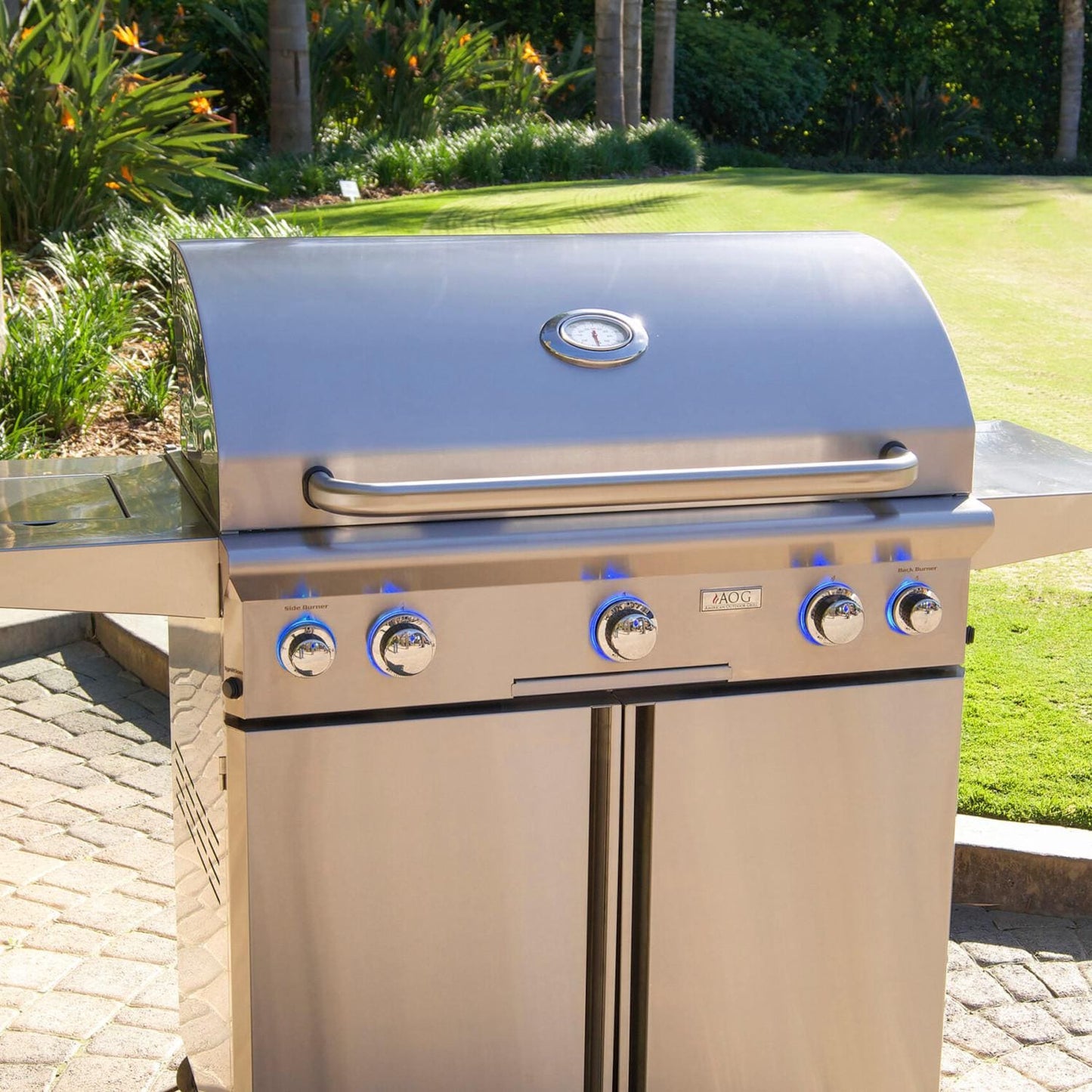 American Outdoor Grill L-Series 36-Inch 3-Burner Propane Gas Grill W/ Rotisserie & Single Side Burner - 36PCL - Image 12