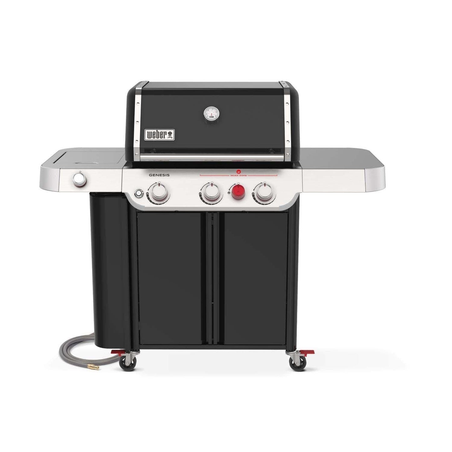Weber Genesis E-335 Natural Gas Grill w/ Sear Zone & Side Burner - Black - 1500536 - Image 1