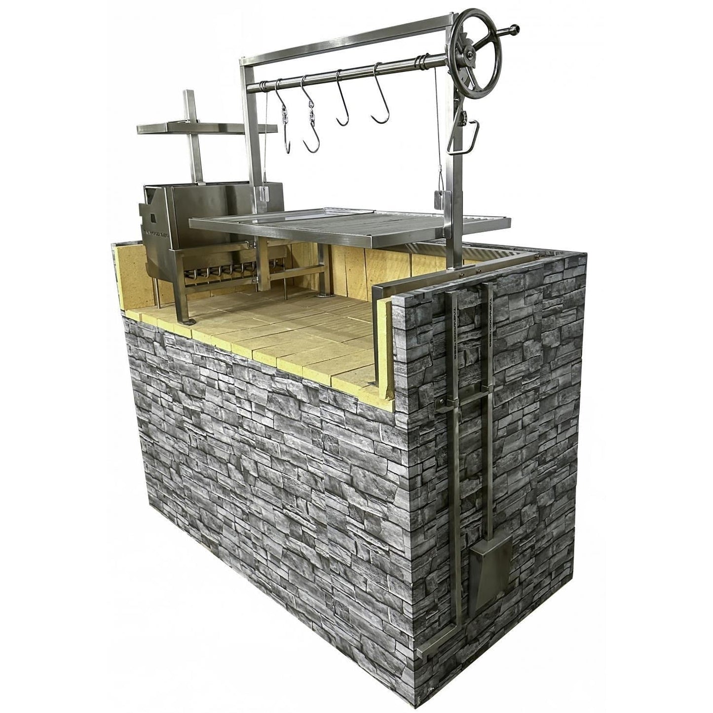 Tagwood BBQ Insert Style Argentine Santa Maria Wood Fire & Charcoal Grill - BBQ09SS - Image 6