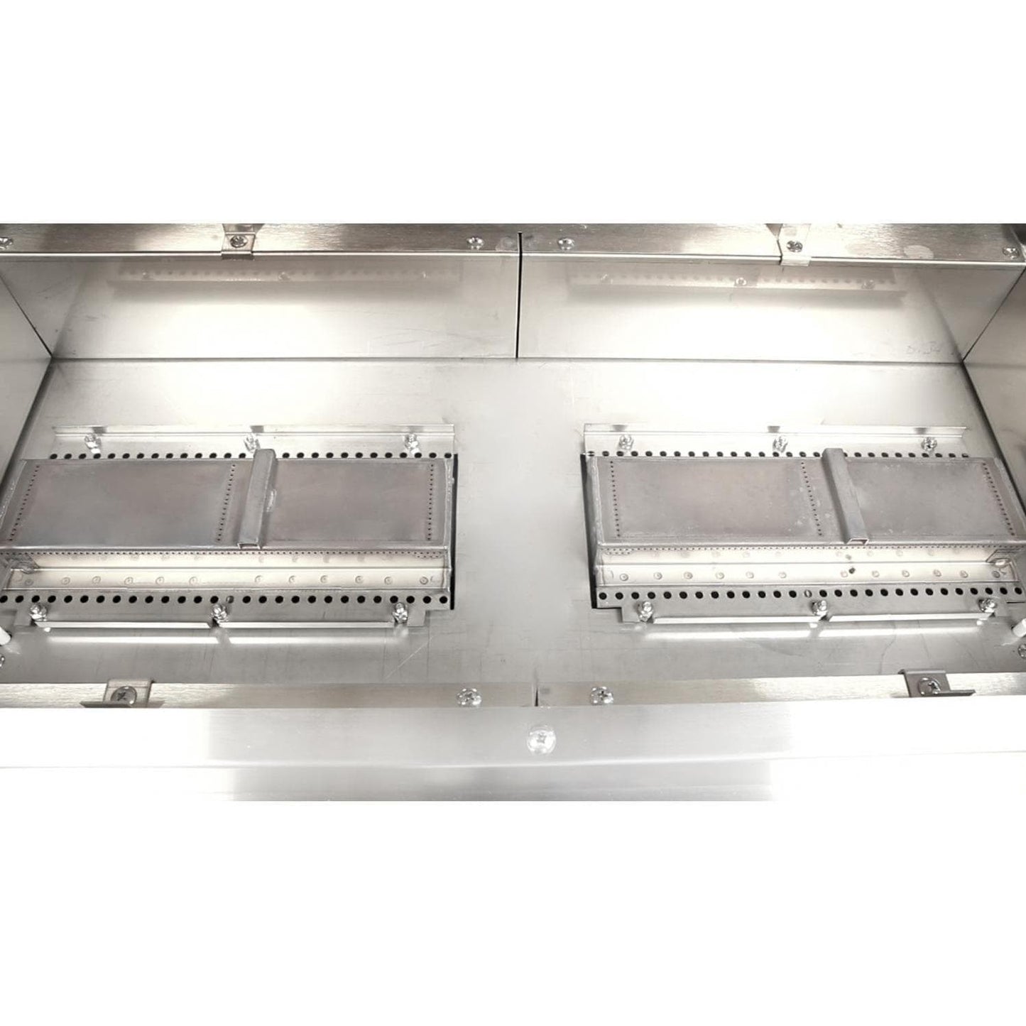 TEC Patio FR 26-Inch Infrared Natural Gas Grill On Stainless Pedestal W/ Red Knobs - Image 2