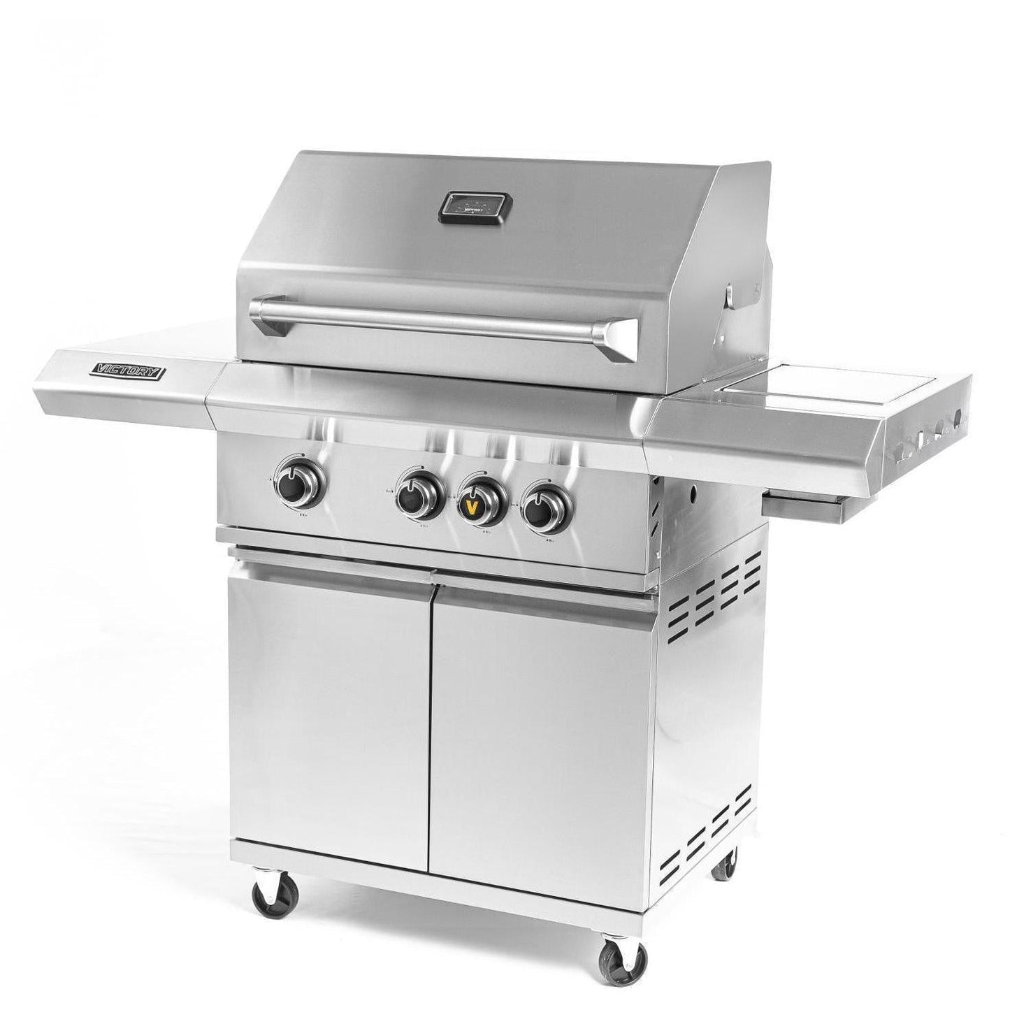 Victory 3-Burner Propane Gas Grill With Infrared Side Burner - BBQ-VCT3BSB-LP - Image 1