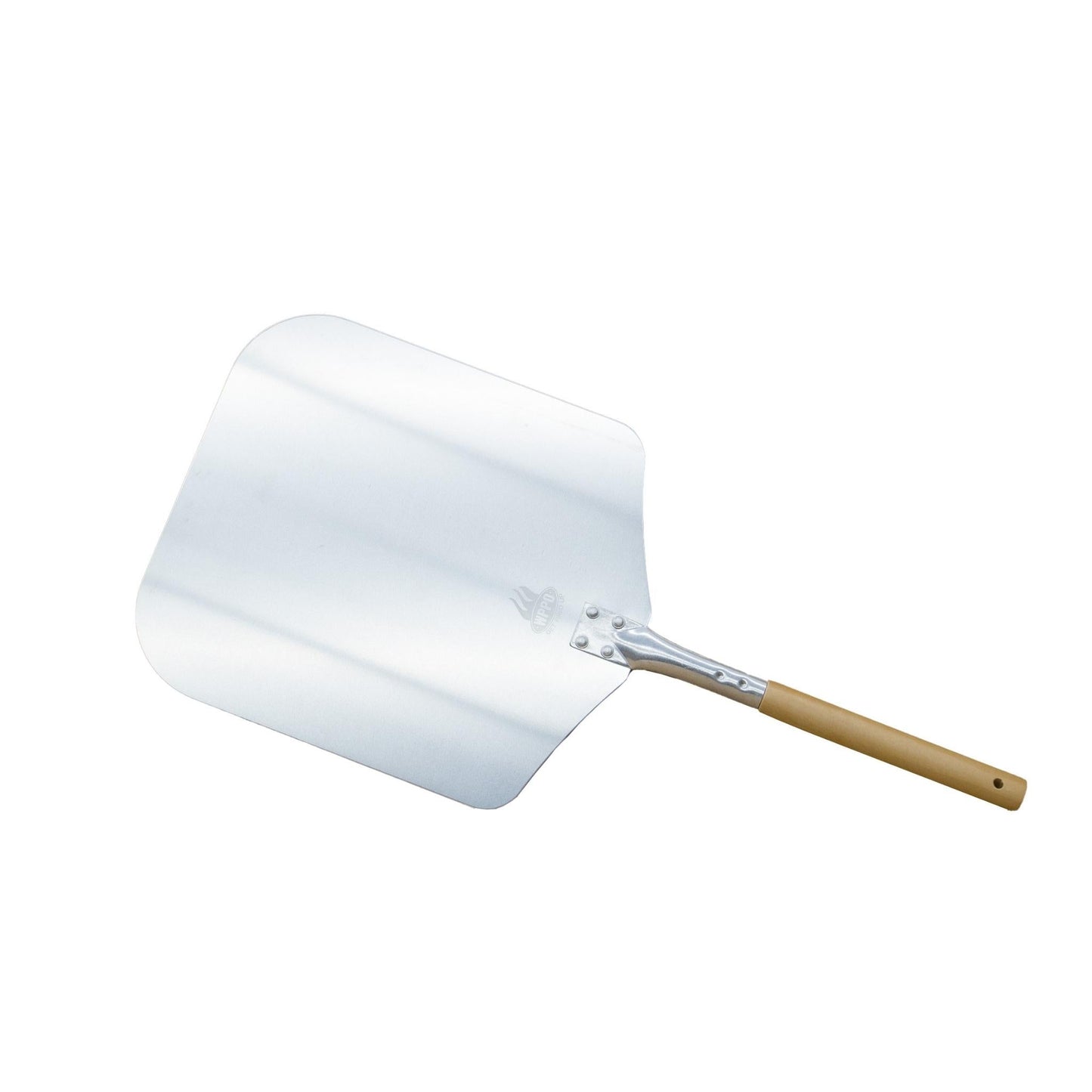 Traditional Aluminum Pizza Peel Wood Handle 14" x 28" - WPPO LLC Direct