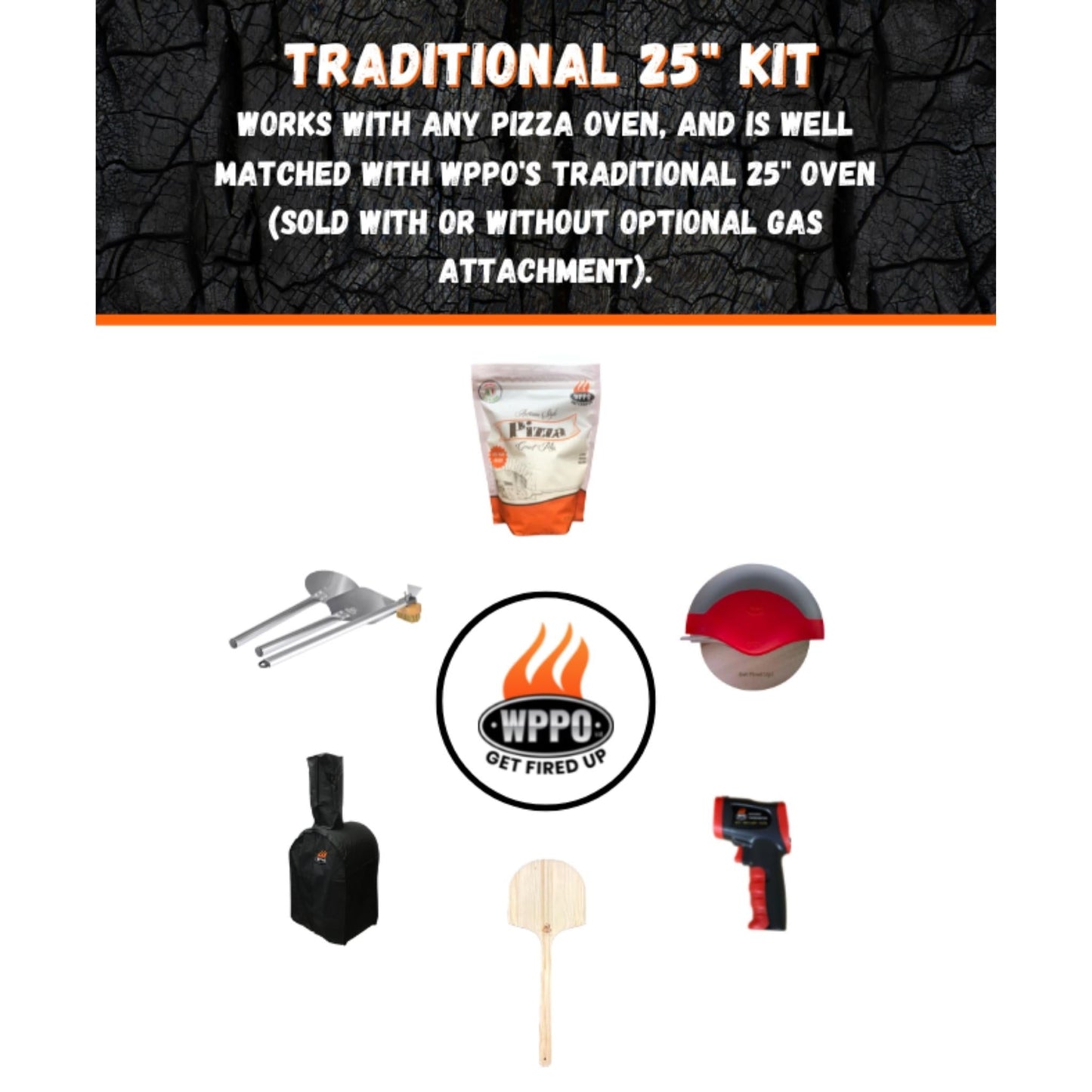 Traditional 25" Pizza Oven Kit - WPPO LLC Direct
