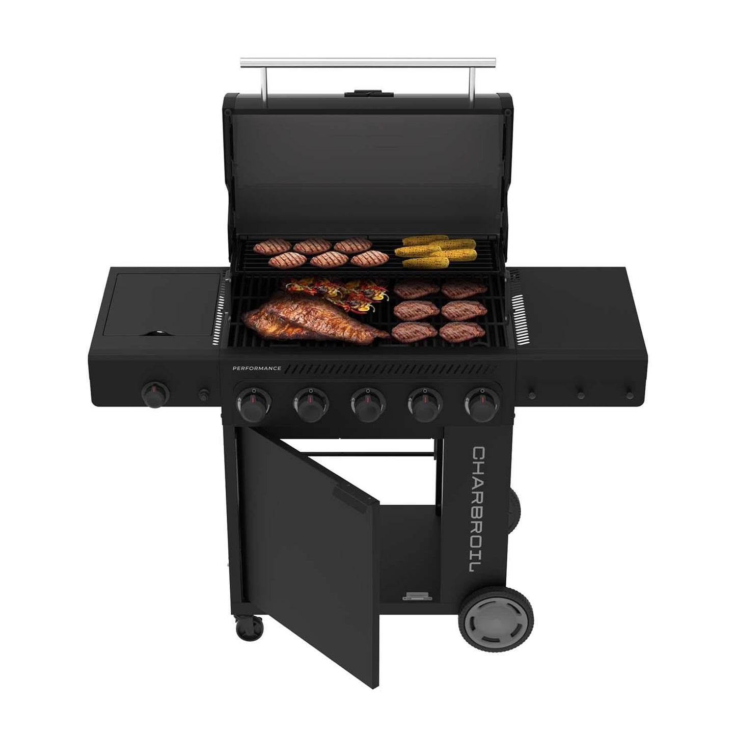 Charbroil Performance Series 5-Burner Propane Gas Grill Cabinet - Black - 463463025