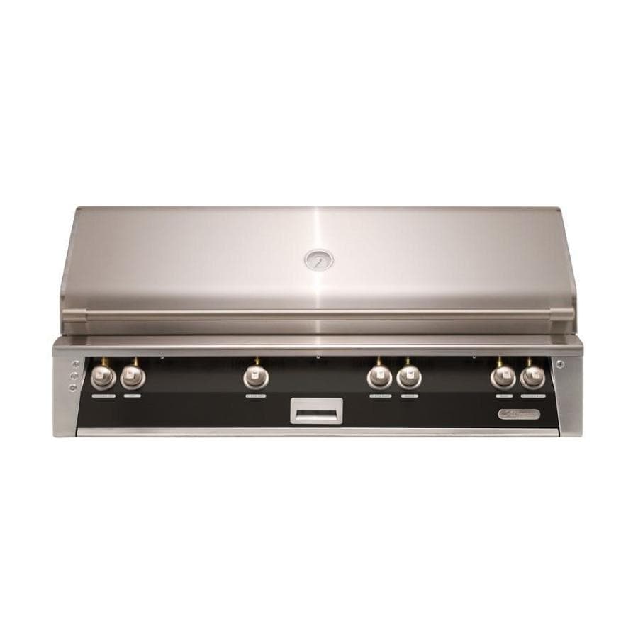 Alfresco ALXE 56-Inch Built-In Natural Gas All Grill With Sear Zone And Rotisserie in Jet Black Matte - ALXE-56BFG-NG-SM9005 - Image 1