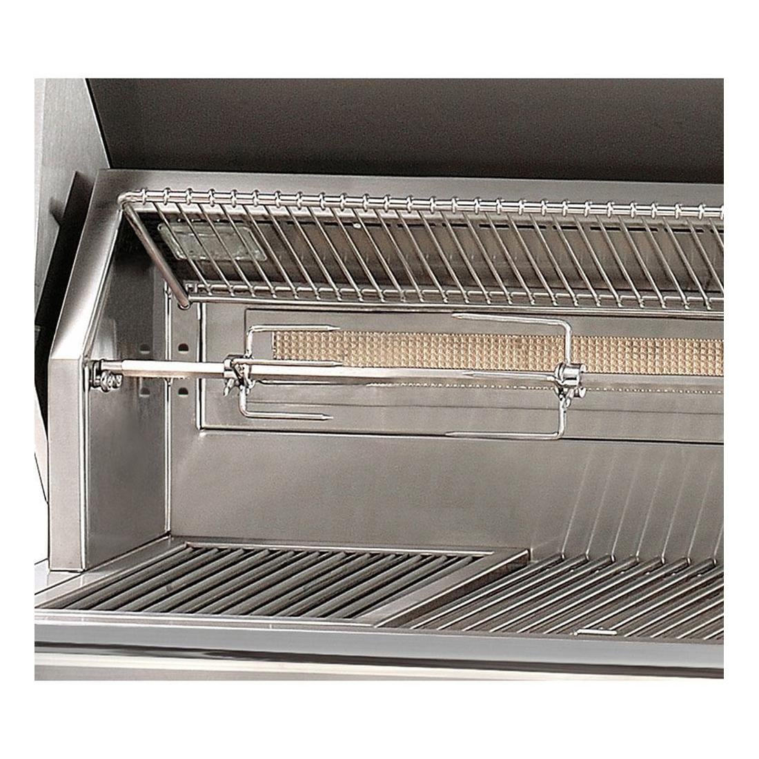 Alfresco ALXE 30-Inch Built-In Natural Gas Grill With Sear Zone And Rotisserie in Signal White Matte - ALXE-30SZ-NG-SM9003 - Image 4