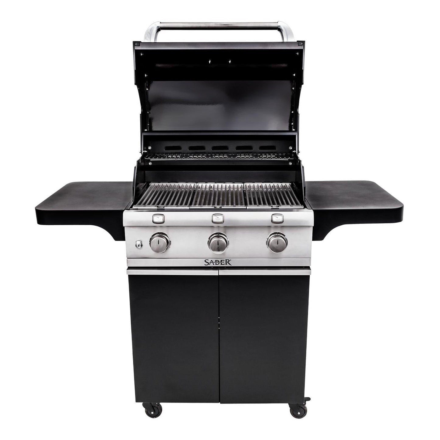 Saber Deluxe Black 500 32-Inch 3-Burner Infrared Propane Gas Grill - R50CC0617 - Image 3