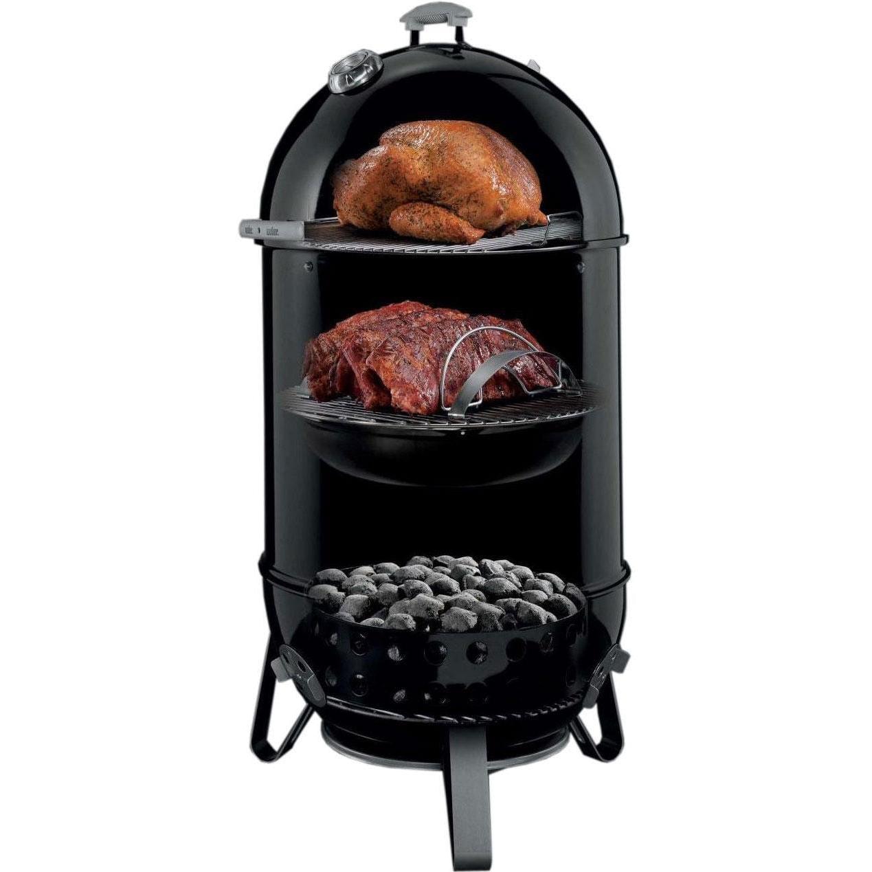 Weber Smokey Mountain Cooker 22-Inch Charcoal Smoker - 731001 - Image 4