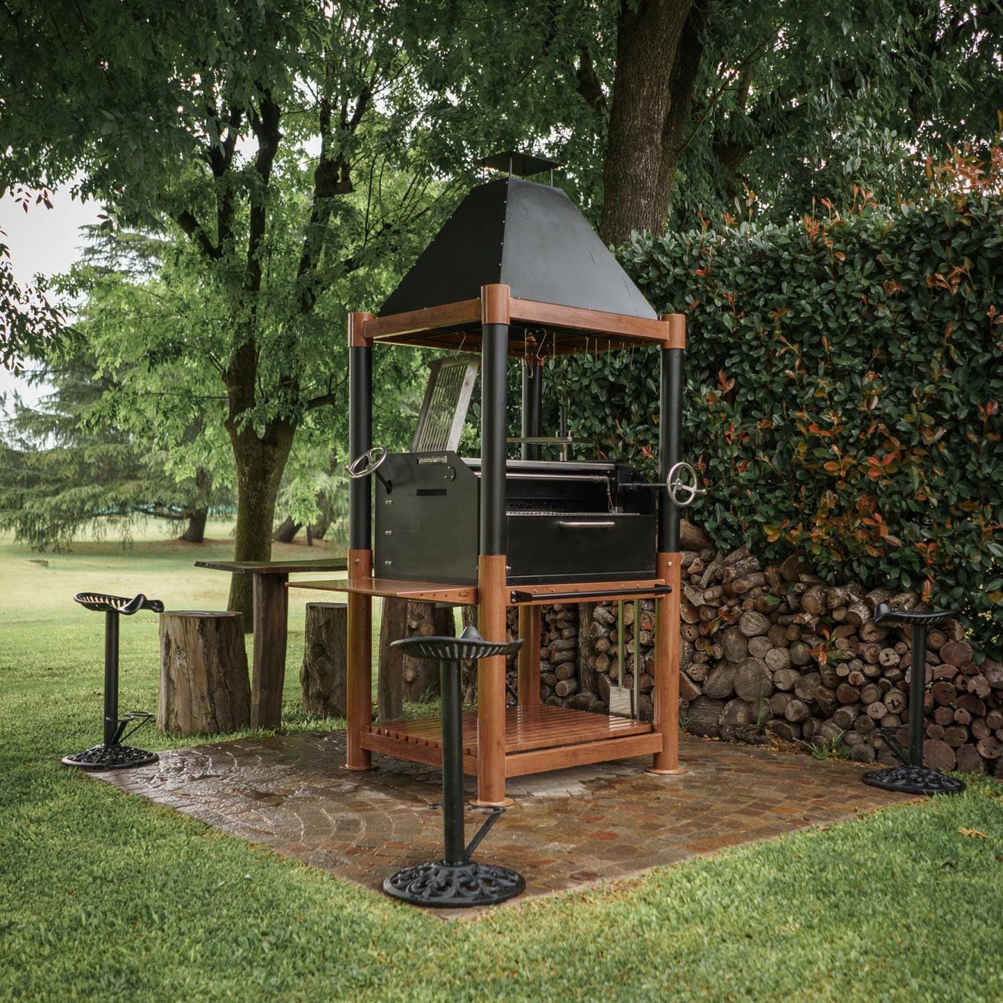 Tagwood BBQ Beast Argentine Wood Fire & Charcoal Grill - BBQ02SI - Image 10