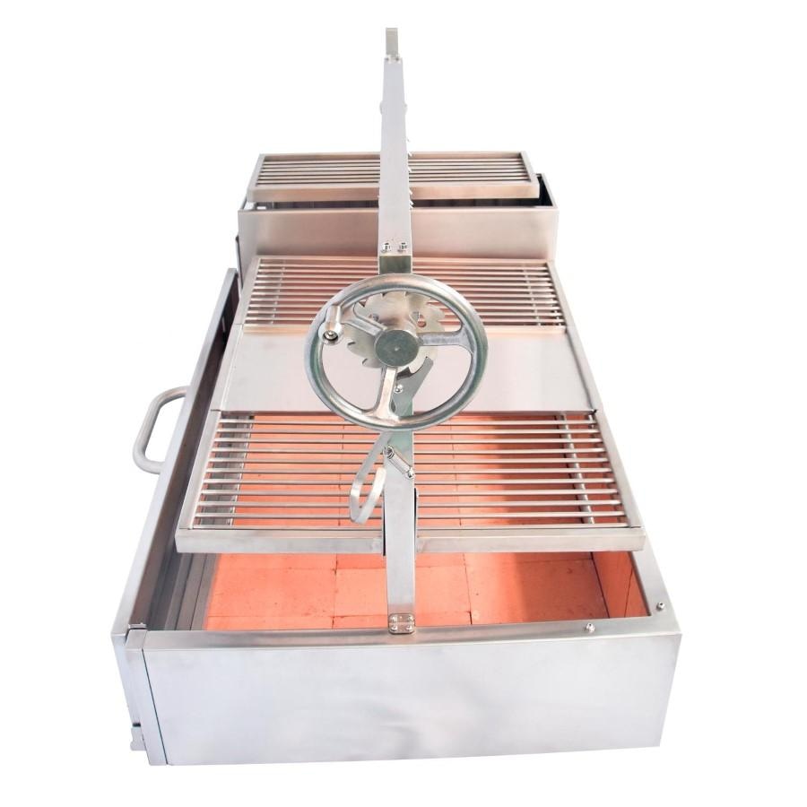 Tagwood BBQ XL Built-In Argentine Santa Maria Wood Fire & Charcoal Grill - BBQ25SS - Image 8