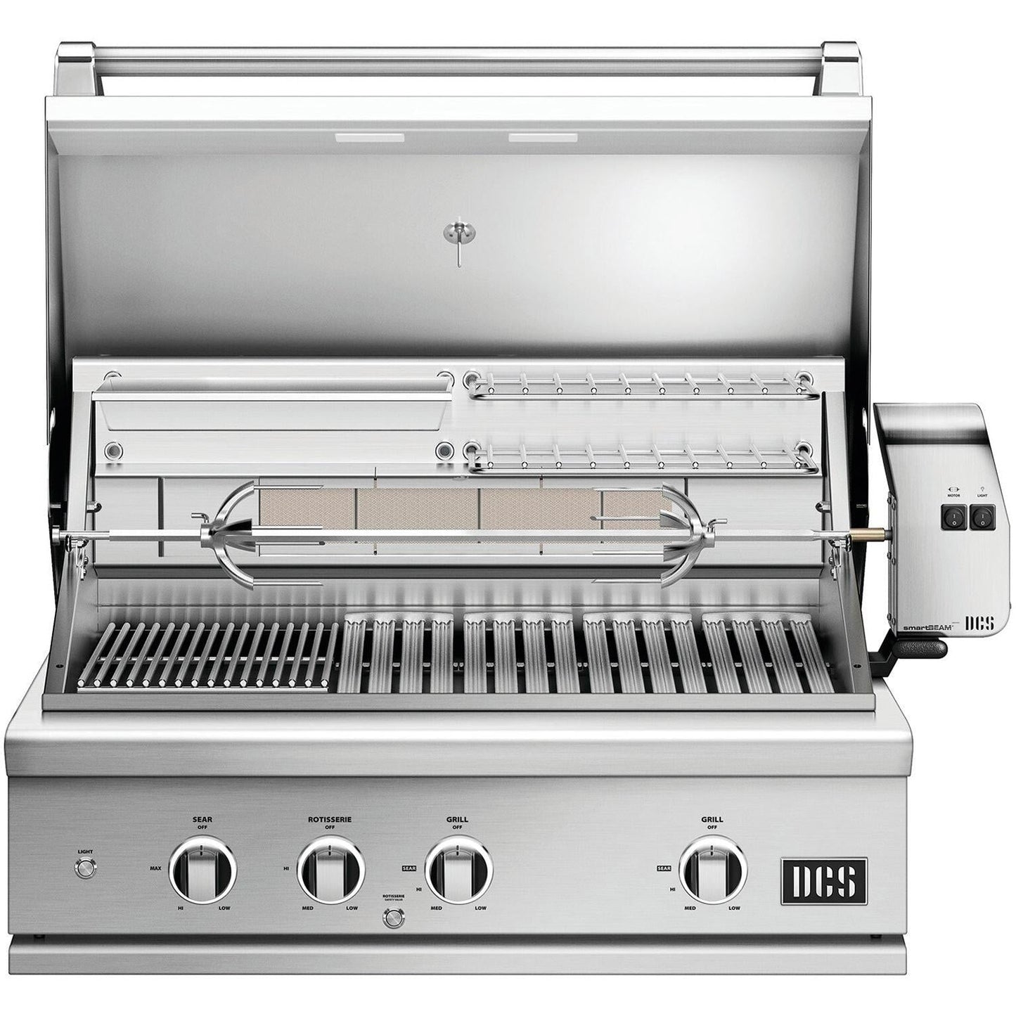 DCS Series 9 36-Inch Built-In Natural Gas Grill With Rotisserie & Infrared Burner - BE1-36RCI-N - Image 2