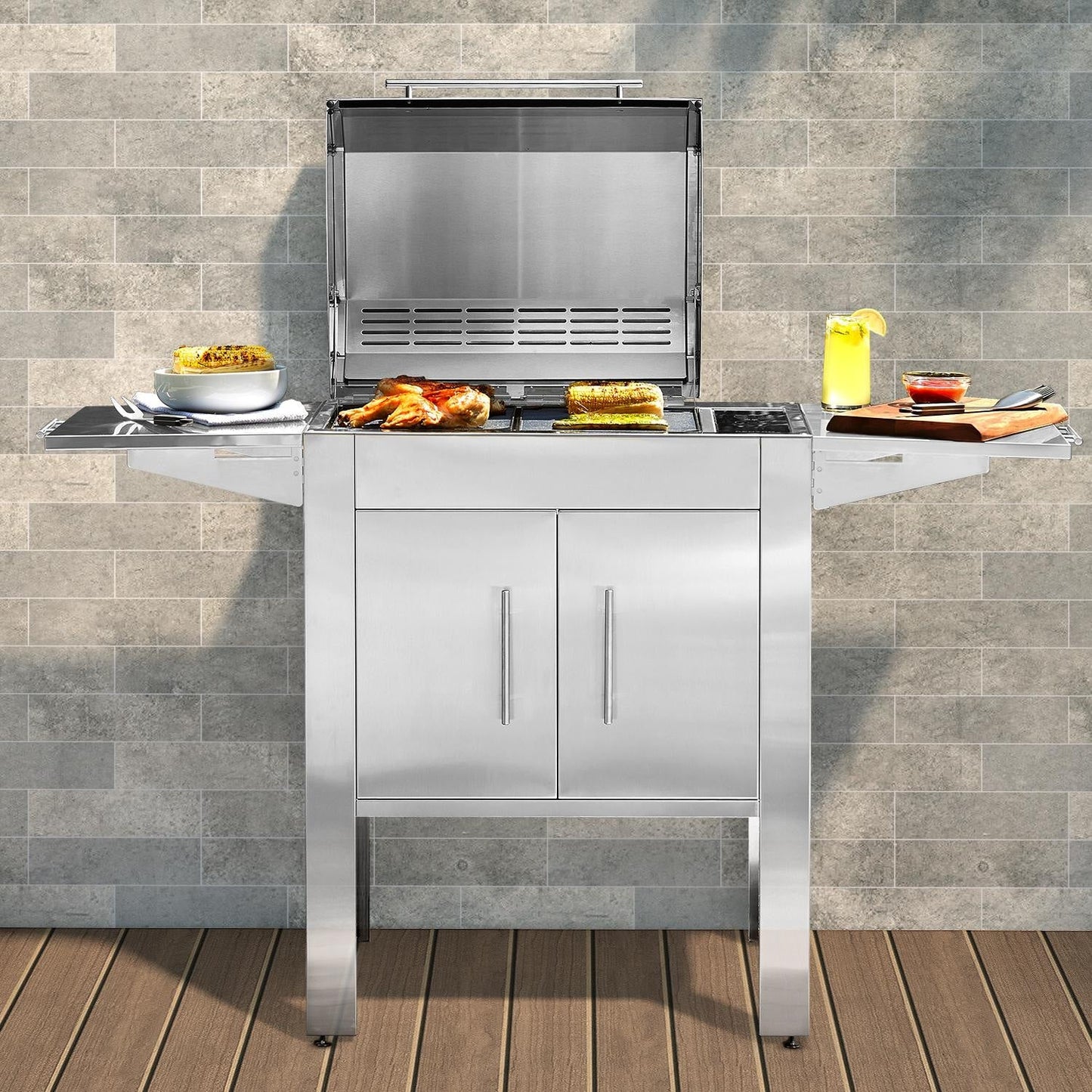 Kenyon Texan Touch Control 3000 Watt Electric Grill - C70420WH - Image 3