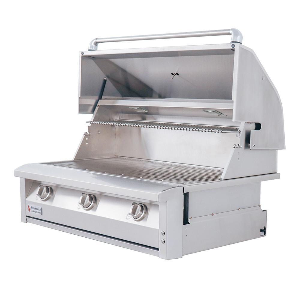 American Renaissance Grill by RCS 42-in 3-Burner Freestanding Propane Grill