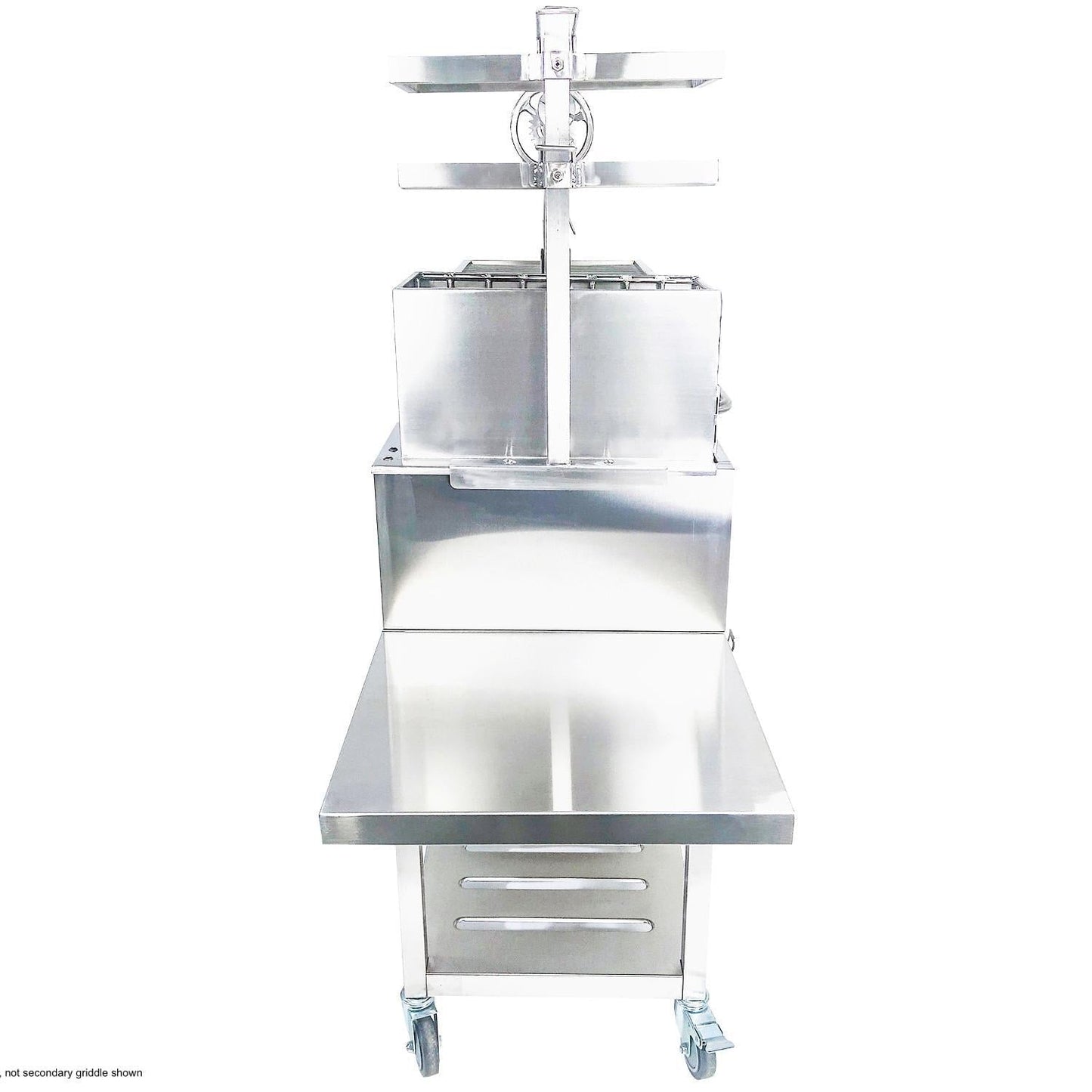 Tagwood BBQ Fully Assembled Argentine Santa Maria Wood Fire & Charcoal Grill - All Stainless Steel - BBQ03SSF - Image 6