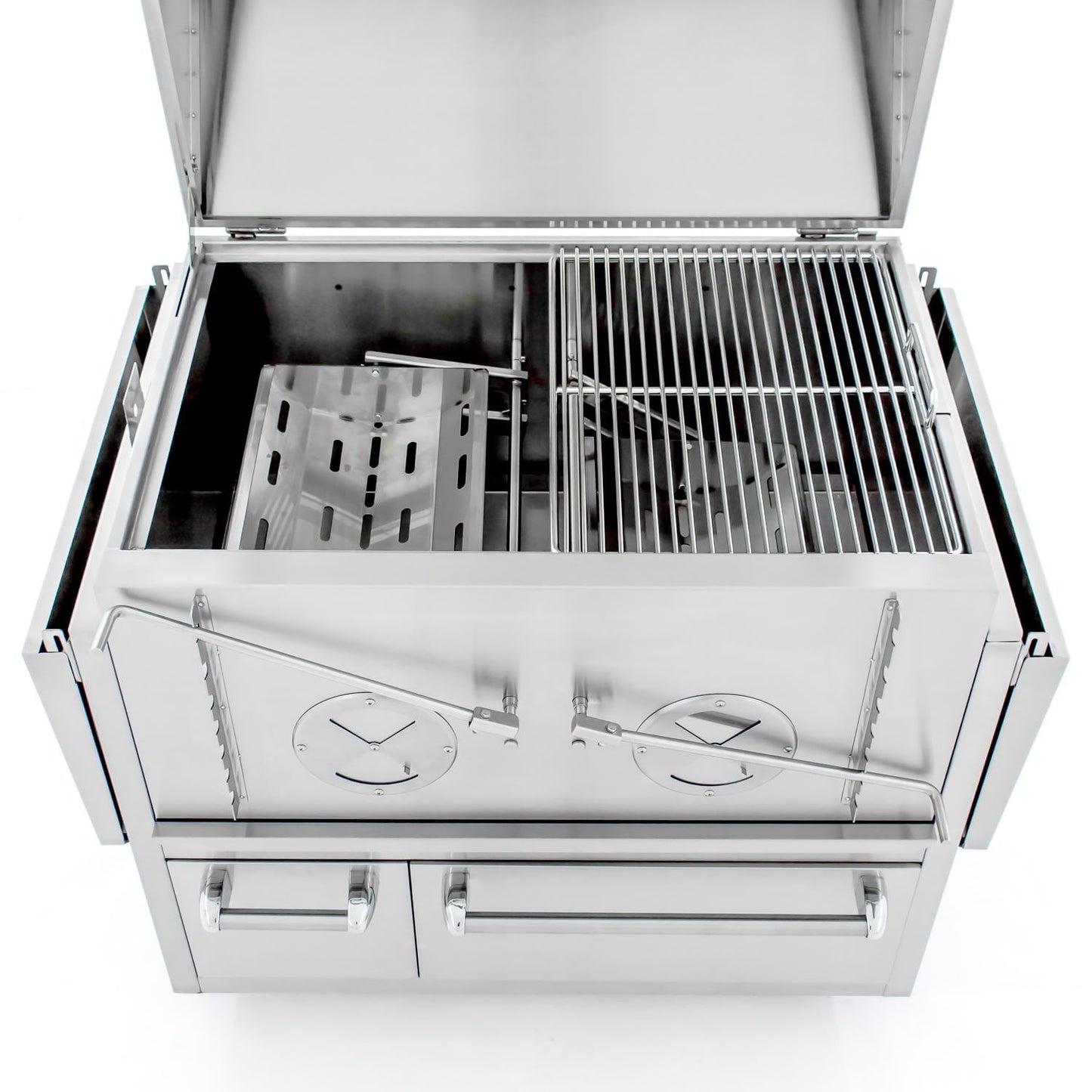 The Cajun Grill Preaux 36-Inch Built-In Stainless Steel Charcoal Grill - PGI-900 - Image 3