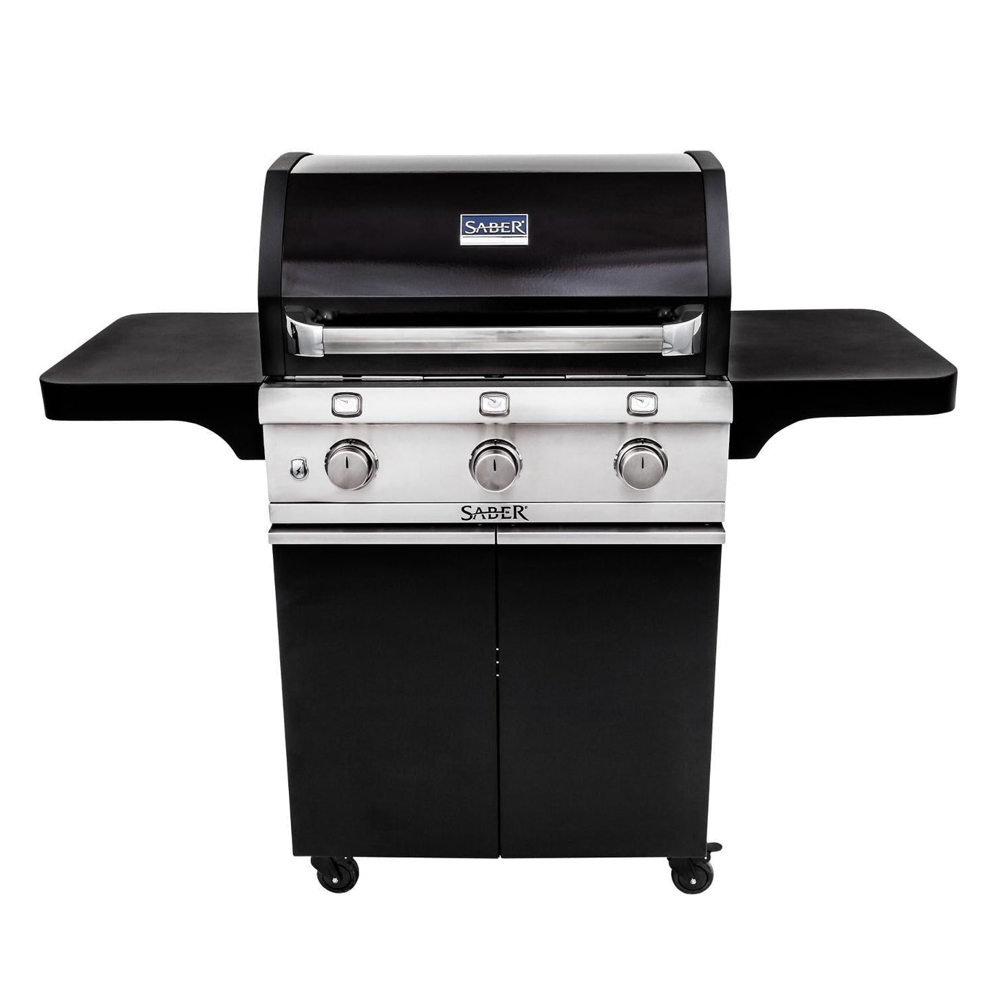 Saber Deluxe Black 500 32-Inch 3-Burner Infrared Propane Gas Grill - R50CC0617 - Image 1