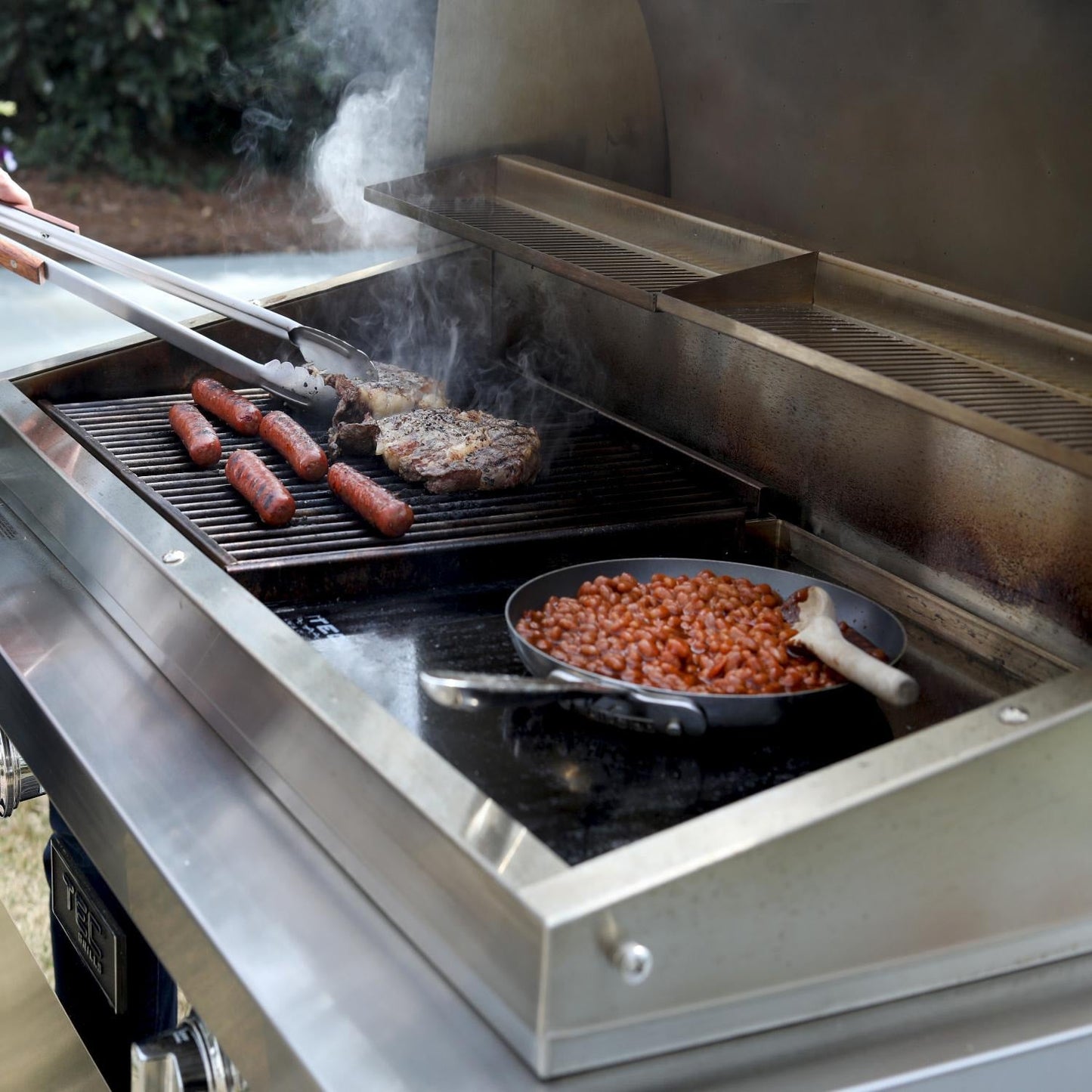 TEC Sterling Patio FR 44-in Infrared Propane Grill On Stainless Steel Island - STPFR2LPISL-I - Image 3