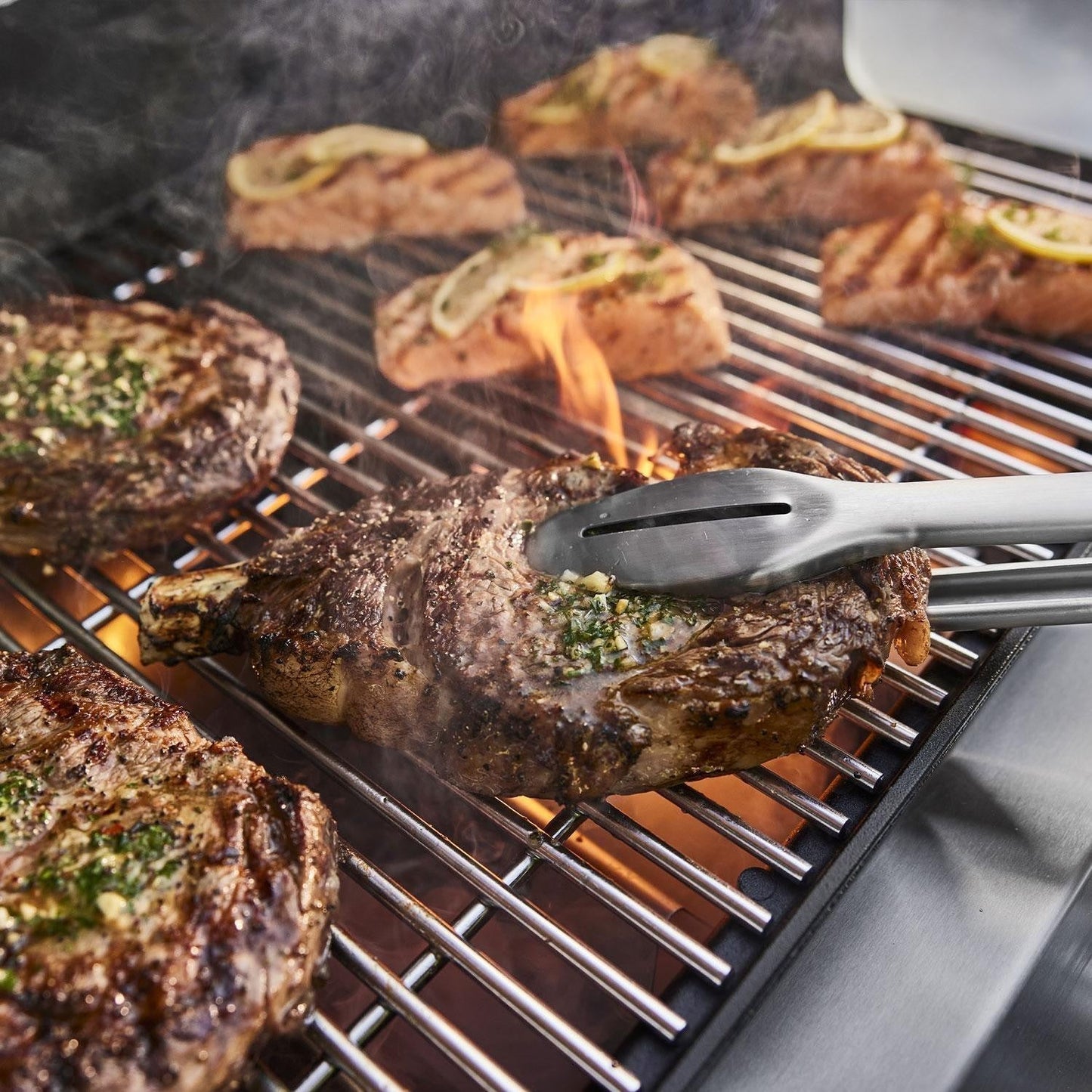 Weber GENESIS S-315 Propane Gas Grill - Stainless Steel - 1500568 - Image 6