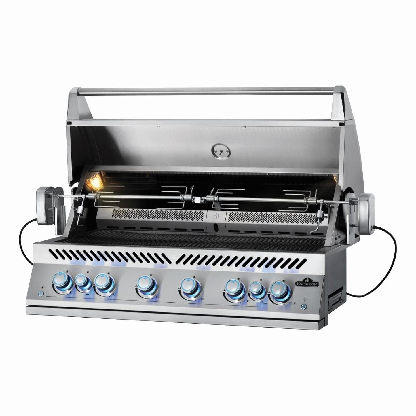 Napoleon 700 Series 5-Burner 44-Inch Built-In Natural Gas Grill w/ Rotisserie & SafetyGlow - BIG44RBNSS-1 - Image 9