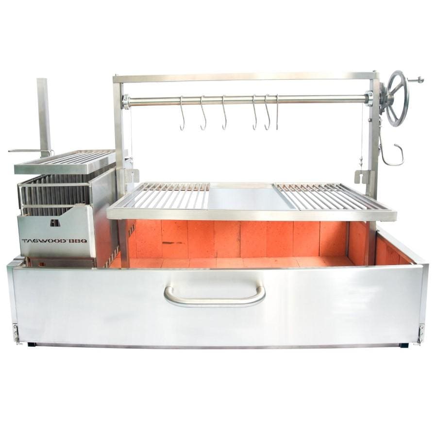 Tagwood BBQ XL Built-In Argentine Santa Maria Wood Fire & Charcoal Grill - BBQ25SS - Image 3