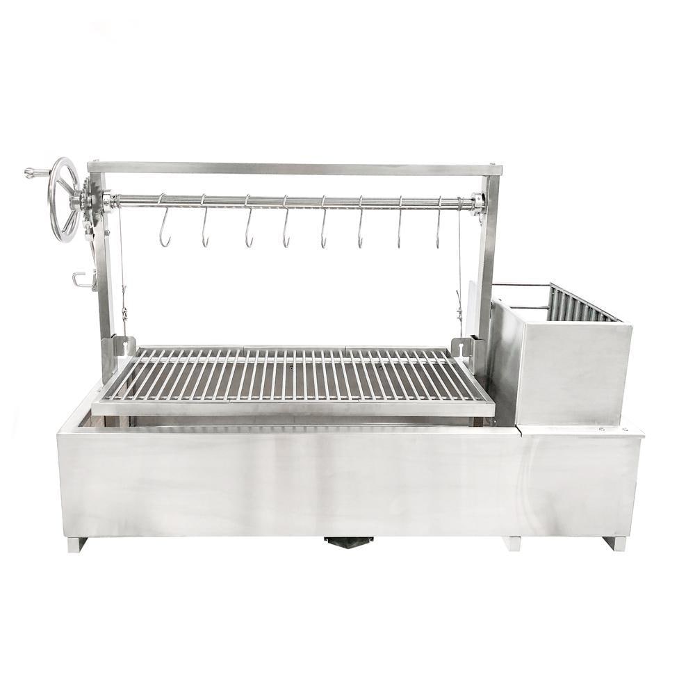 Tagwood BBQ Fully Assembled Built-In Santa Maria Argentine Wood Fire & Charcoal Grill - BBQ05SSF - Image 5