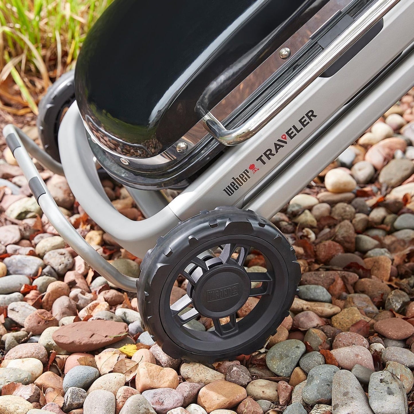 Weber Traveler Folding Portable Propane Gas Grill - Black - 9010001 - Image 11