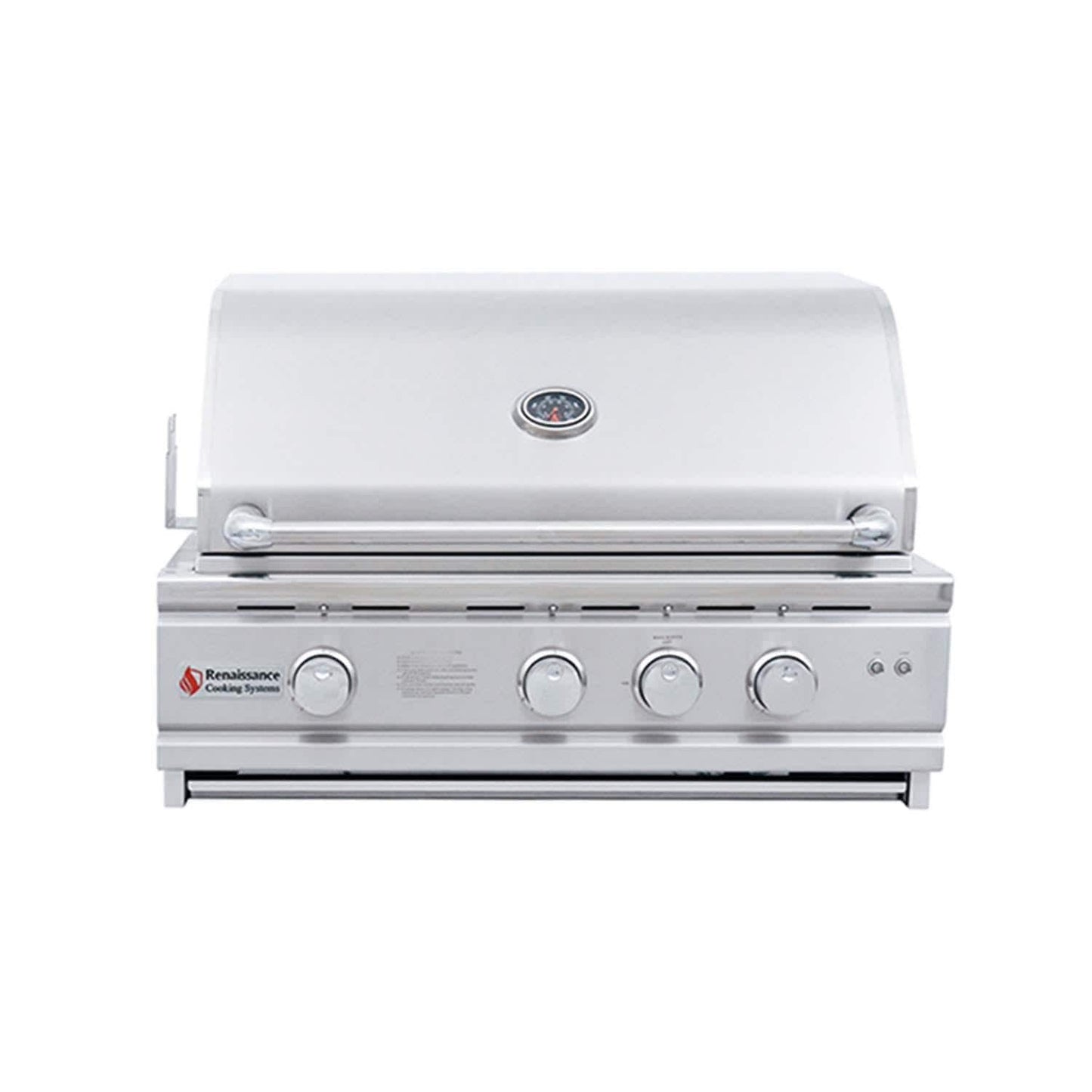 RCS Cutlass Pro 30 Inch Built-In Natural Gas Grill w/ Ceramic Briquette Tray Flame Tamers - RON30B - Image 4