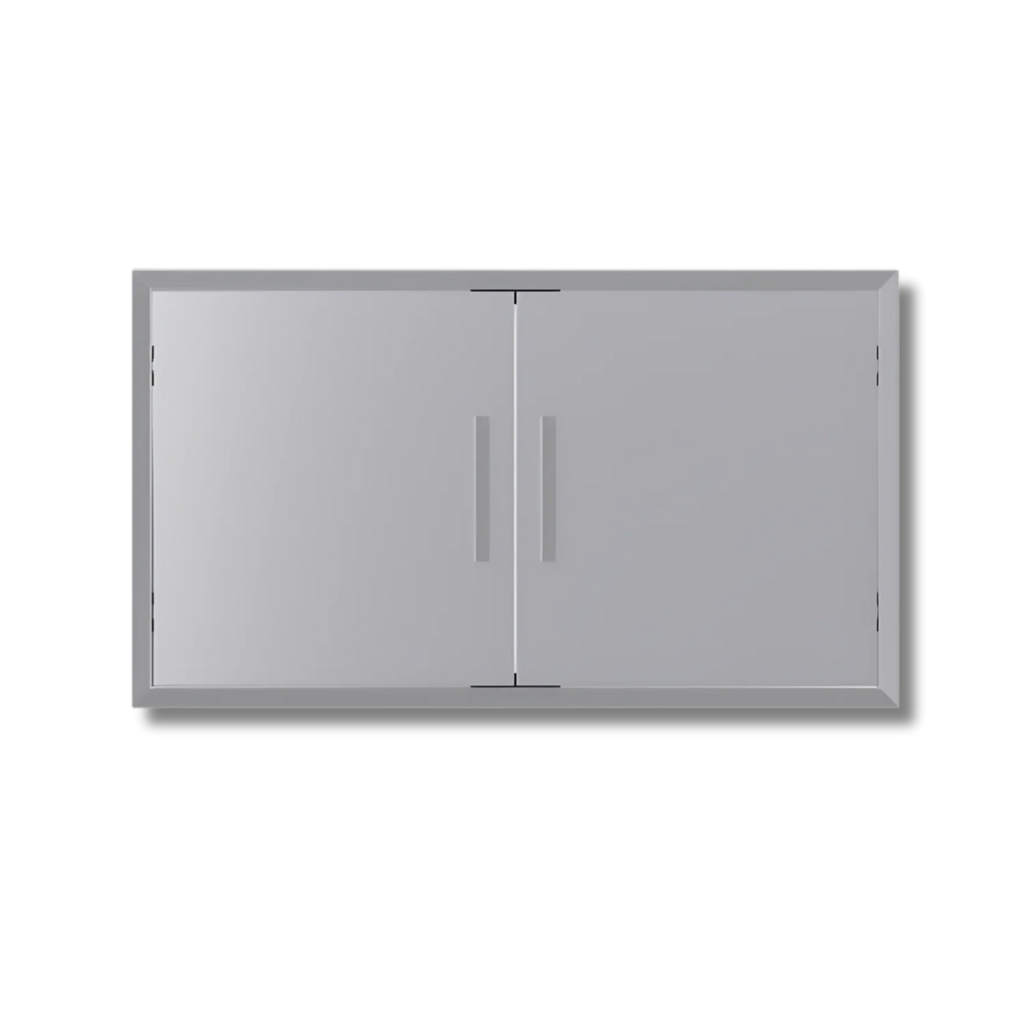 304 Stainless Steel, 34" Double Door, Double Walled, Soft Close