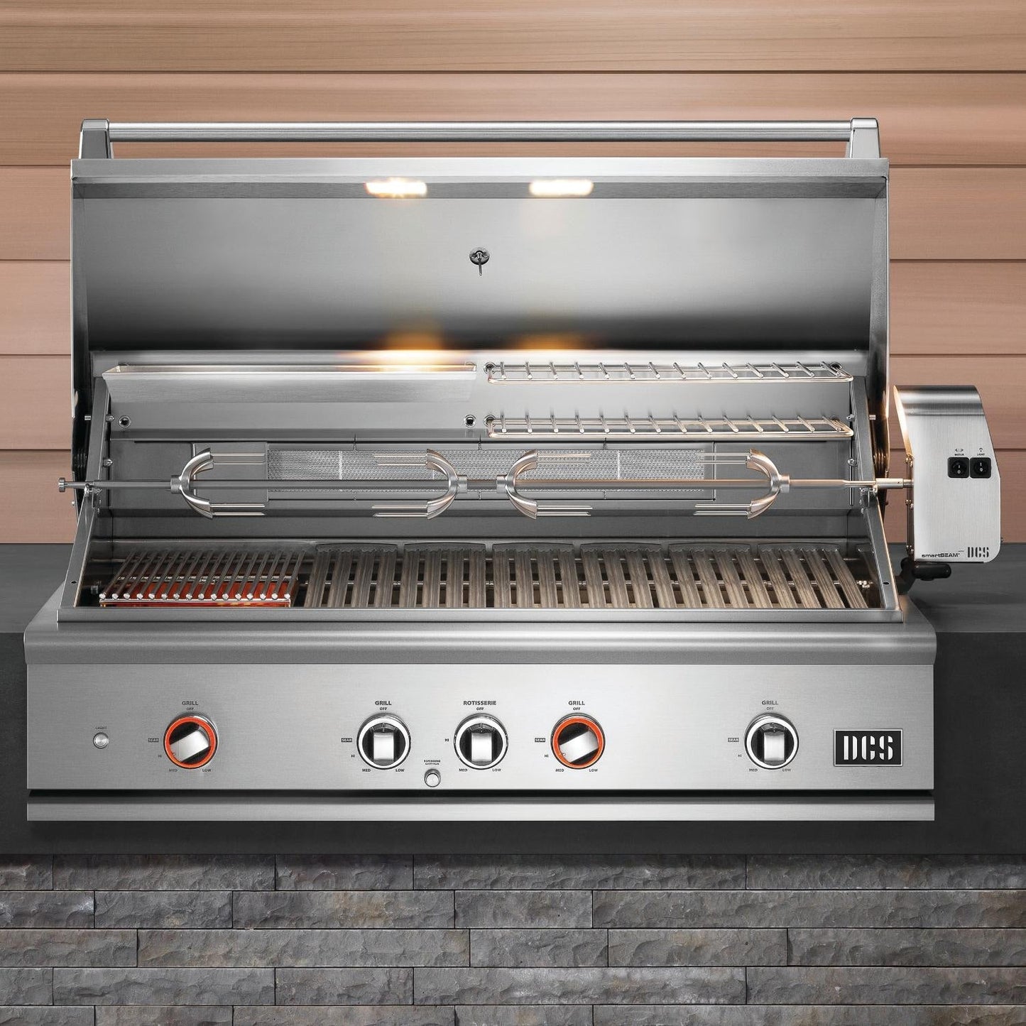 DCS Series 9 48-Inch Built-In Natural Gas Grill With Rotisserie - BE1-48RC-N - Image 2