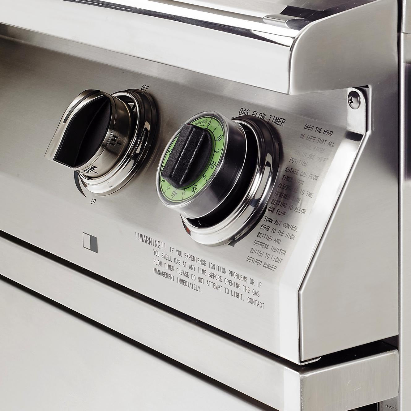 PGS T-Series Commercial 39-Inch Built-In Natural Gas Grill With Timer - S36TNG - Image 6