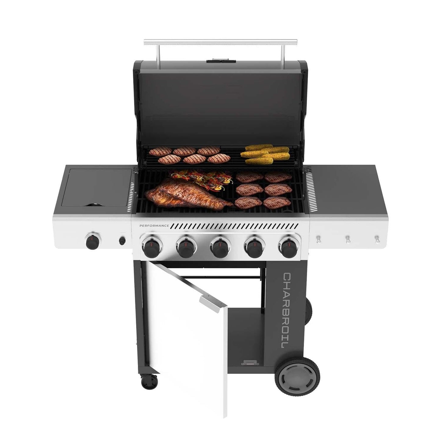 Charbroil Performance Series 5-Burner Propane Gas Grill Cabinet - Stainless - 463463225