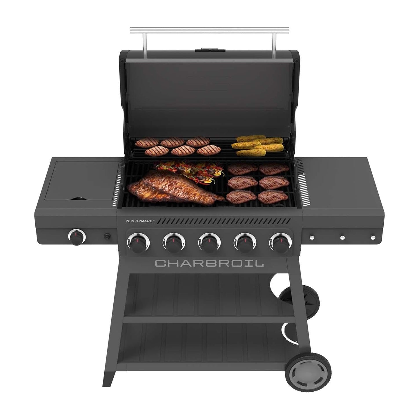 Charbroil Performance Series 5-Burner Propane Gas Grill - Grey & Stainless - 463463425