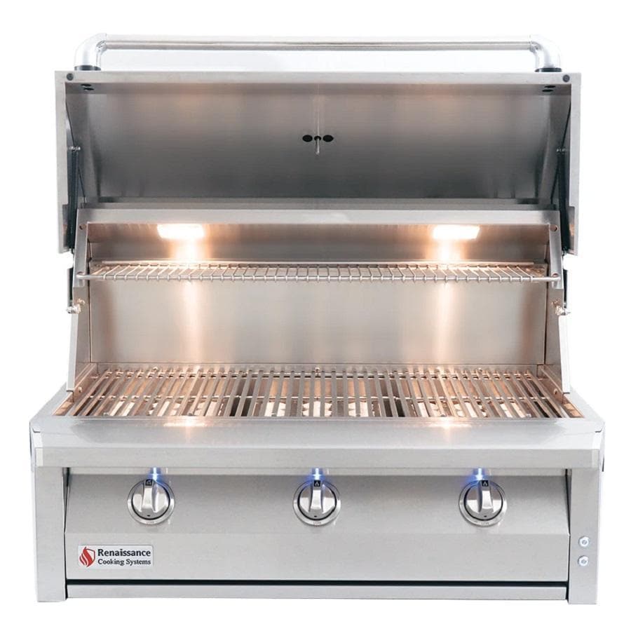 American Renaissance Grill by RCS 36-in 3-Burner Freestanding Propane Grill