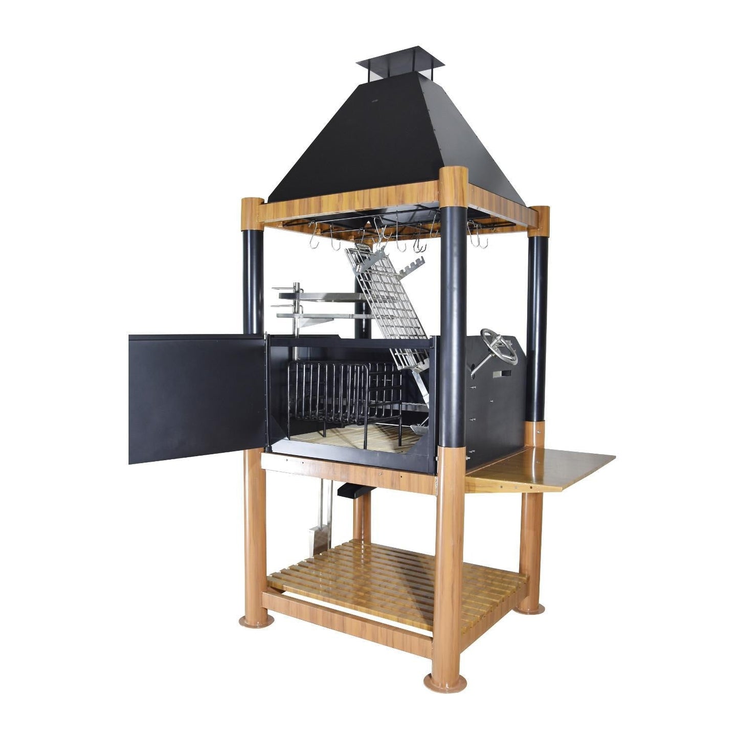 Tagwood BBQ Beast Argentine Wood Fire & Charcoal Grill - BBQ02SI - Image 4