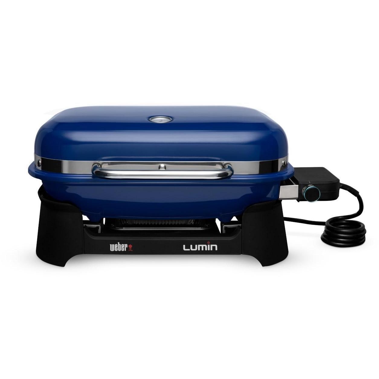 Weber Lumin Portable 1560 Watt Electric Grill - Deep Ocean Blue - 92300901 - Image 1