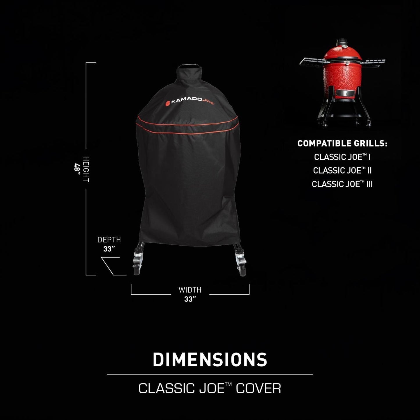 Kamado Joe Classic III 18-in Ceramic Kamado Grill Bundle - KJ15049325 - Image 14