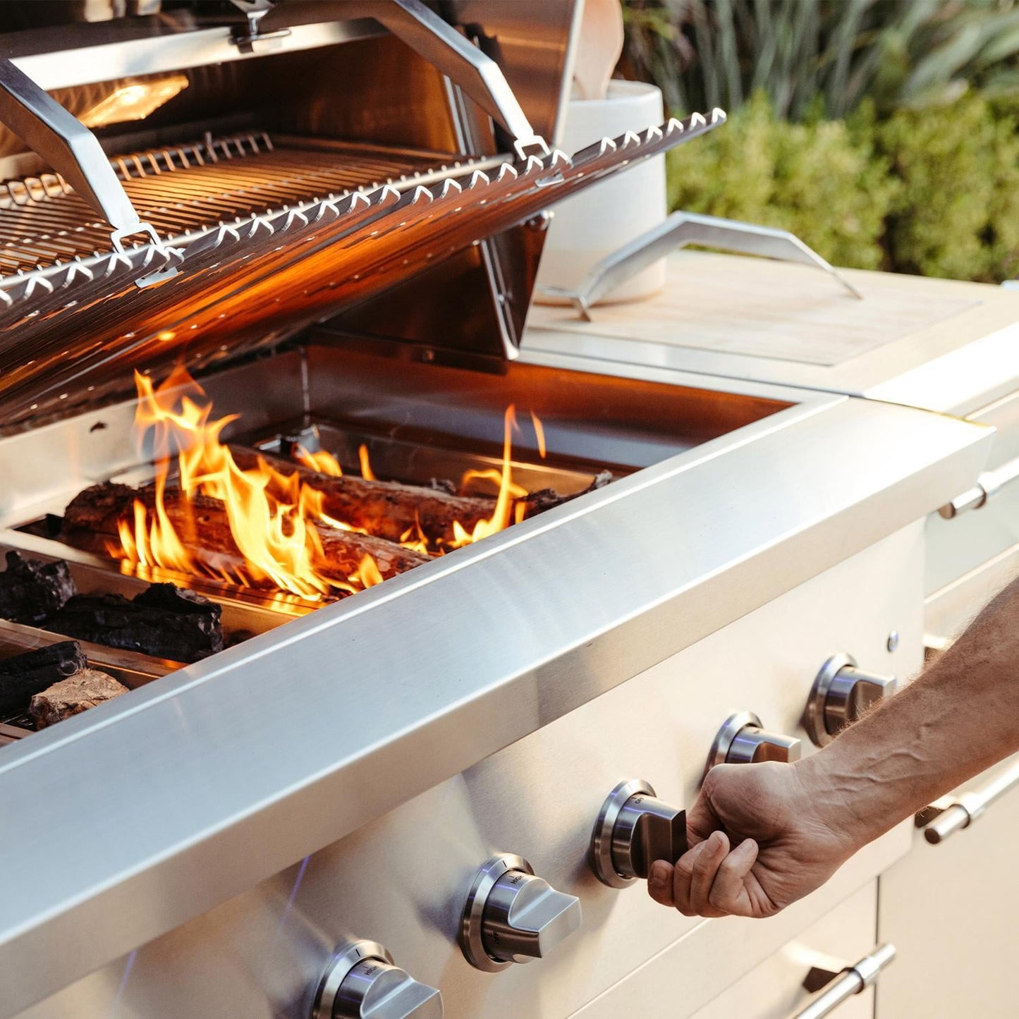 American Made Grills Encore 36-Inch Freestanding Hybrid Grill - Natural Gas - ENCFS36-NG - Image 5