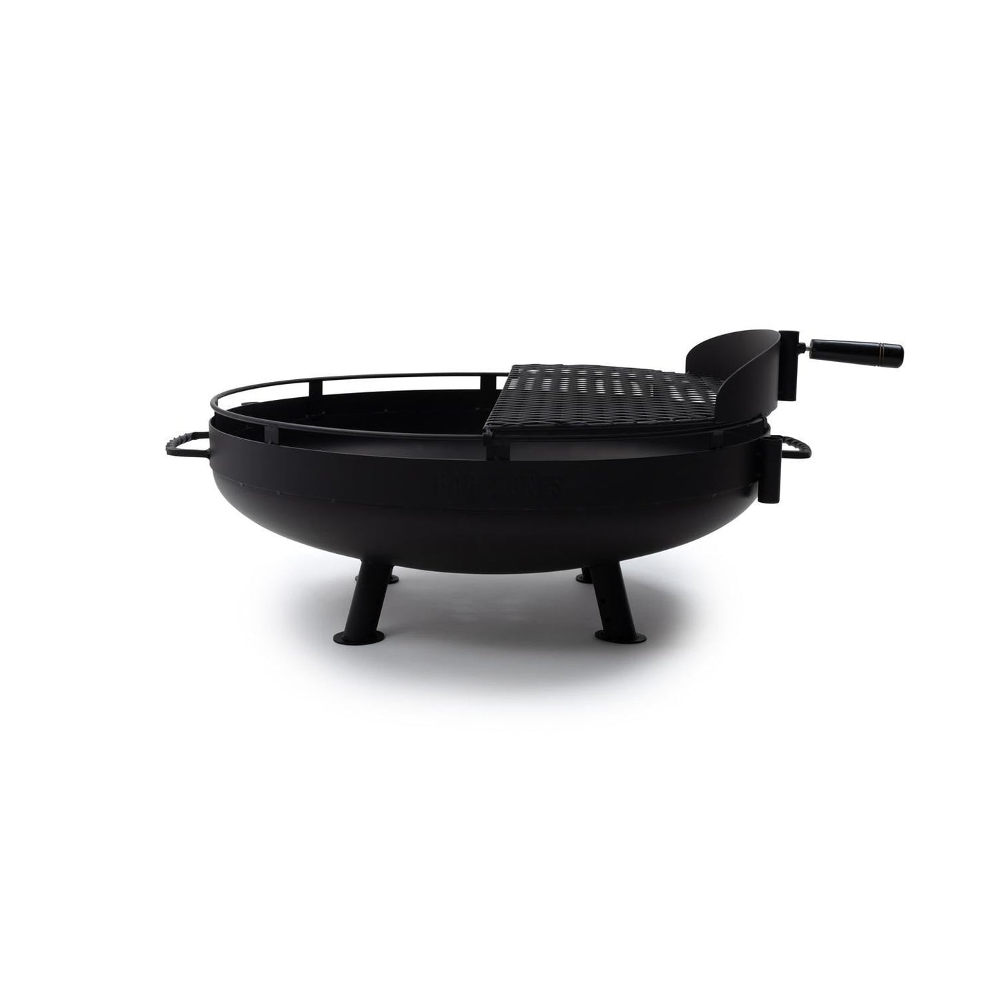 Barebones Living Cowboy 30-Inch Fire Pit Grill w/ Adjustable Grill Grate - CKW-450 - Image 4