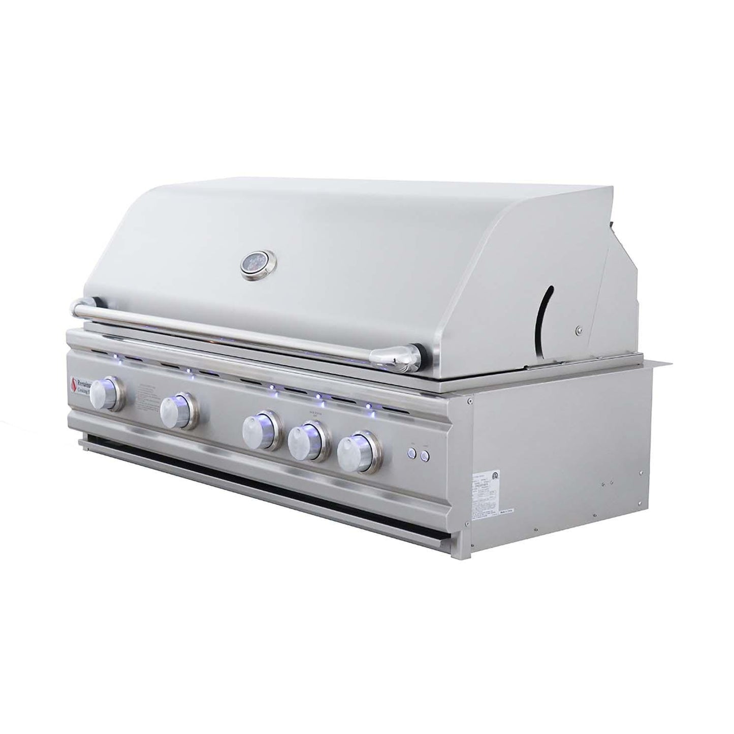 RCS Cutlass Pro 42 Inch Built-In Natural Gas Grill w/ Ceramic Briquette Tray Flame Tamers - RON42B - Image 9