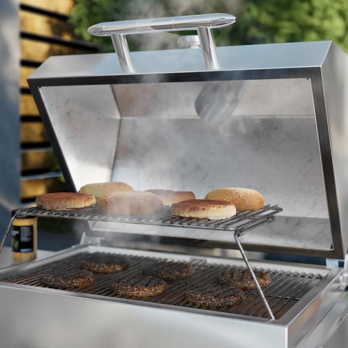 Rocket Outdoors Medium Silver Rocket Kamado Grill - MDSRF - Image 5