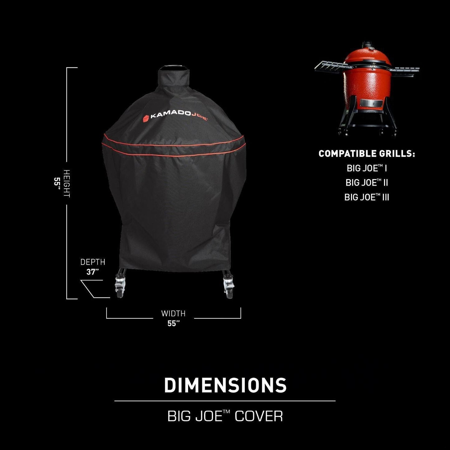 Kamado Joe Big Joe III 24-in Ceramic Kamado Grill Bundle - KJ15049225 - Image 12