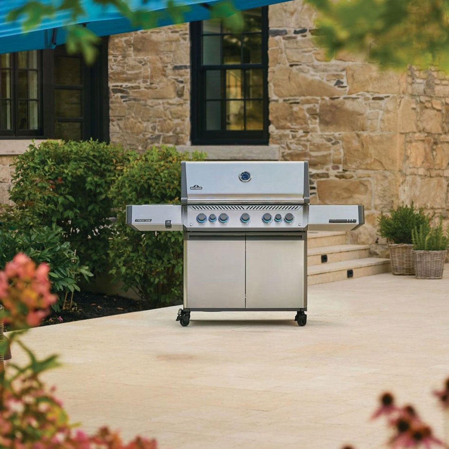 Napoleon Prestige 665 5-Burner Propane Grill w/ Rotisserie & Side Burner - P665VRSIBPSS - Image 3
