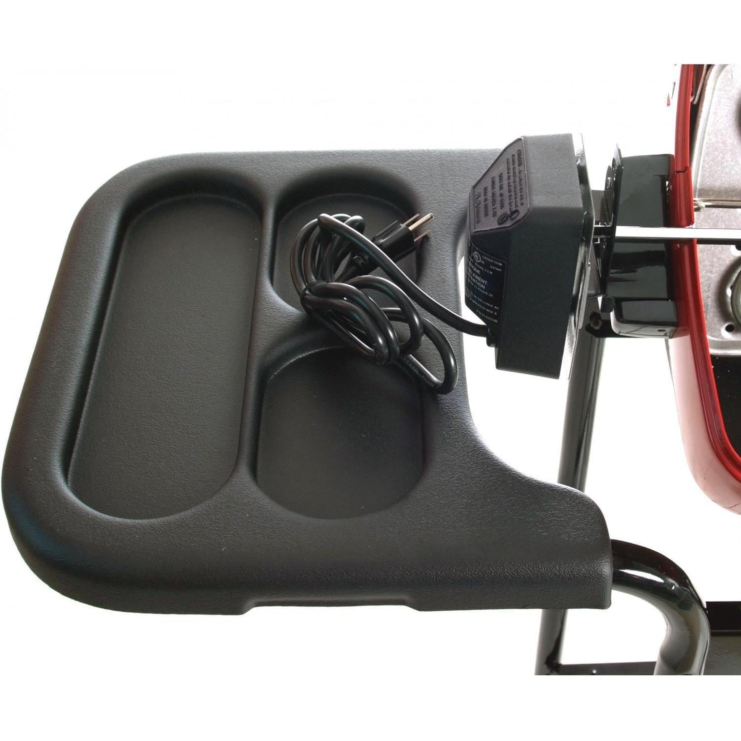 Americana by Meco 1500 Watt Electric Grill With Rotisserie, Easy View Window And Plastic Side Trays - 9359U8.181 - Image 6