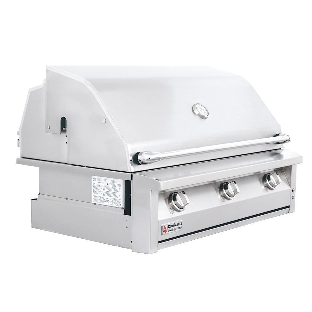 American Renaissance Grill by RCS 42-in 3-Burner Freestanding Propane Grill