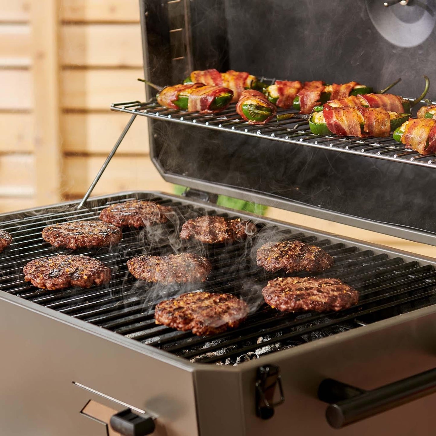 TYTUS Emberwood Charcoal Grill w/ Grill and Prep Cart - TDT-CRT-CHAR - Image 9