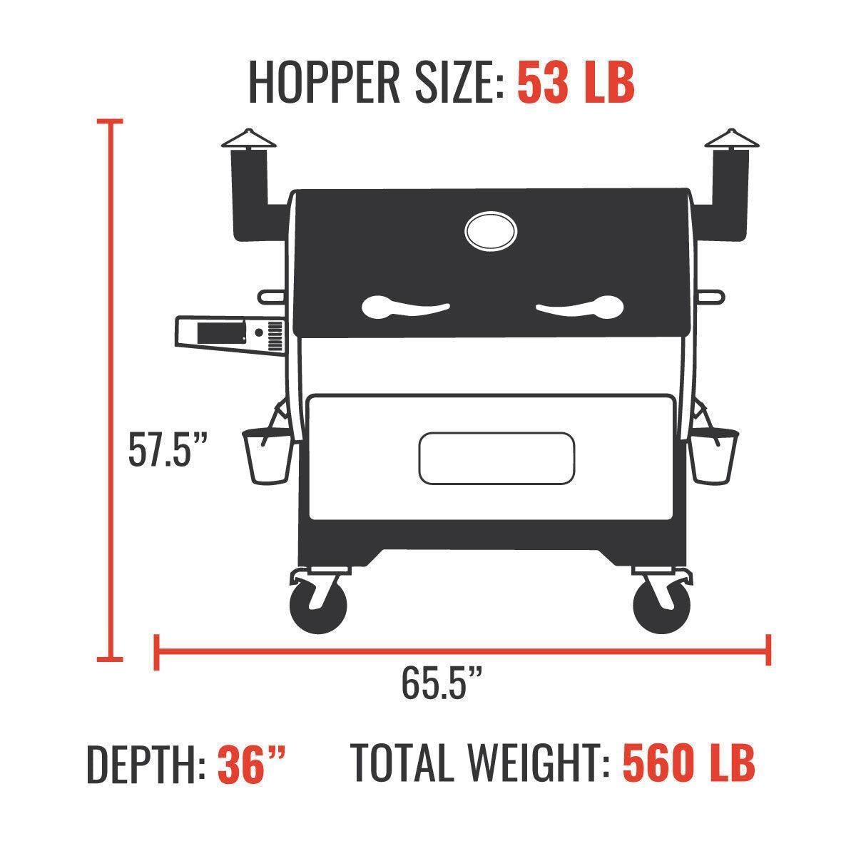 recteq RT-2500 BFG Wood Pellet Grill - Image 8