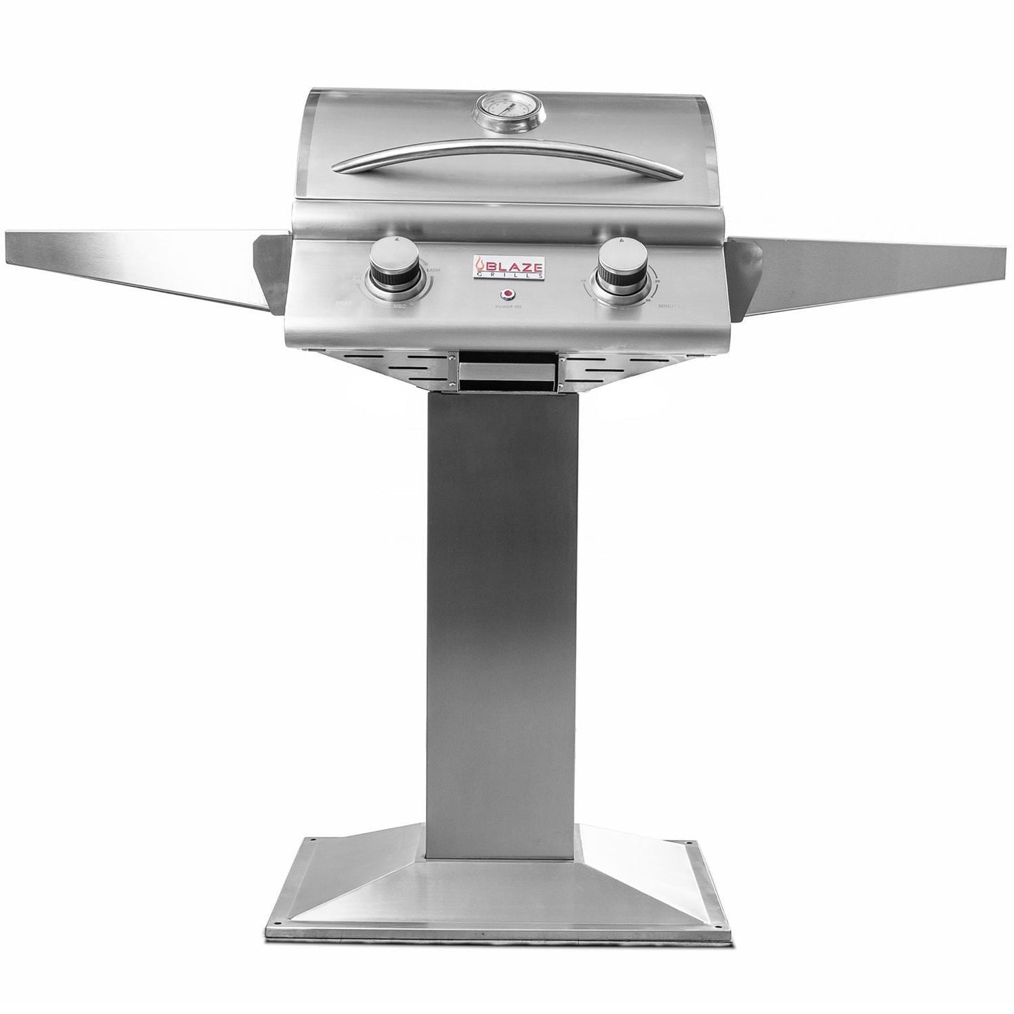 Blaze 21-Inch 1500 Watt Electric Grill On Pedestal With Side Shelves - BLZ-ELEC-21 - Image 1